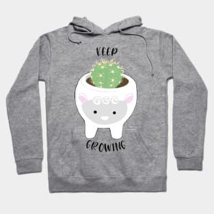 keep growing cactus sheep Hoodie